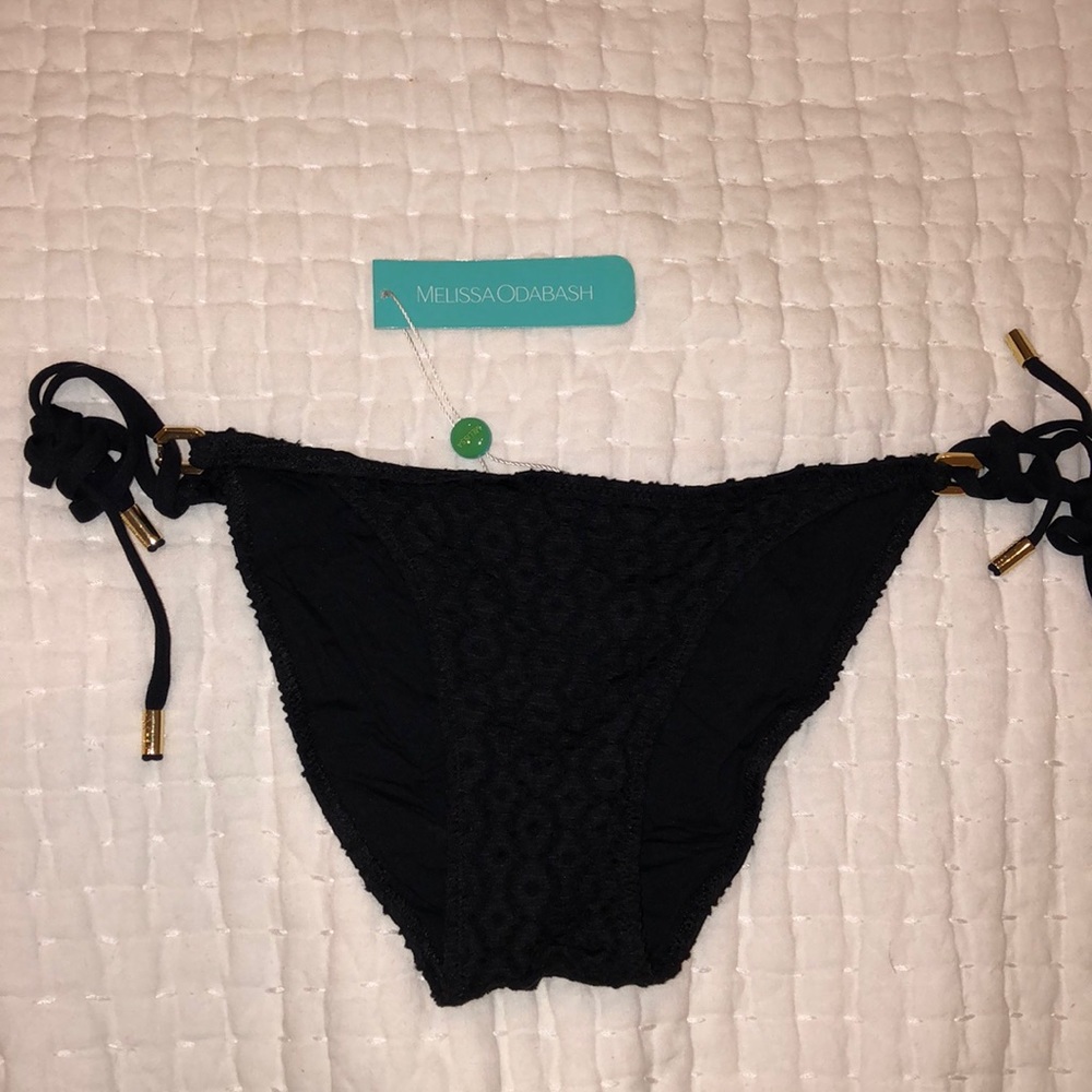 Black eyelet Melissa Odabash Niki bottoms